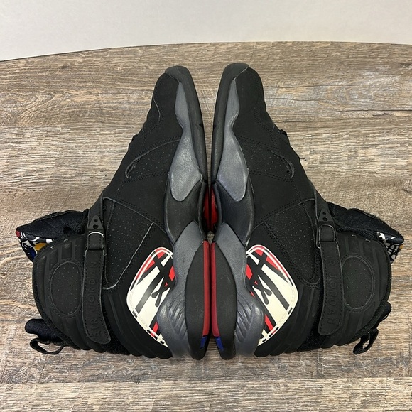 Air Jordan 8 Retro “Playoffs/Bred” Black Red – Men’s Size 10.5 – OG Box main image 7